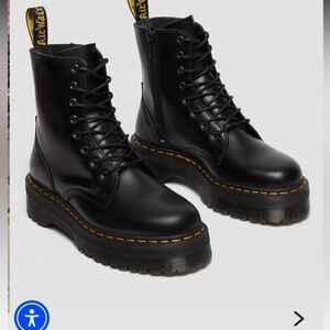 Dr. Martens Jadon Boot Smooth Leather Platforms